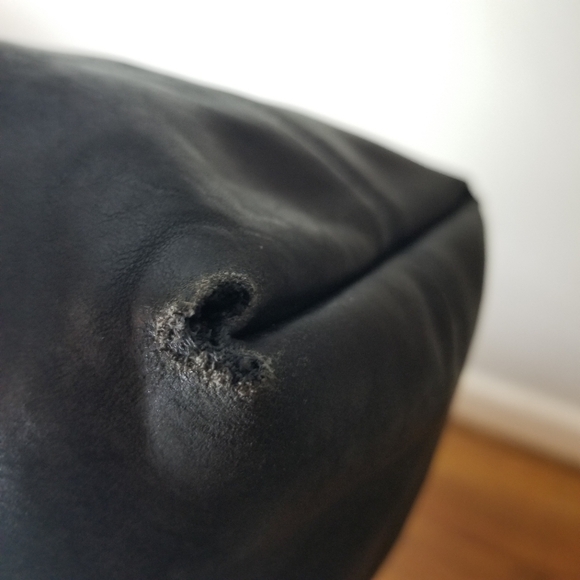 Coach Soho Waverly Lafayette black leather tote bag (style 4140) FLAWS Vintage - Picture 9 of 10